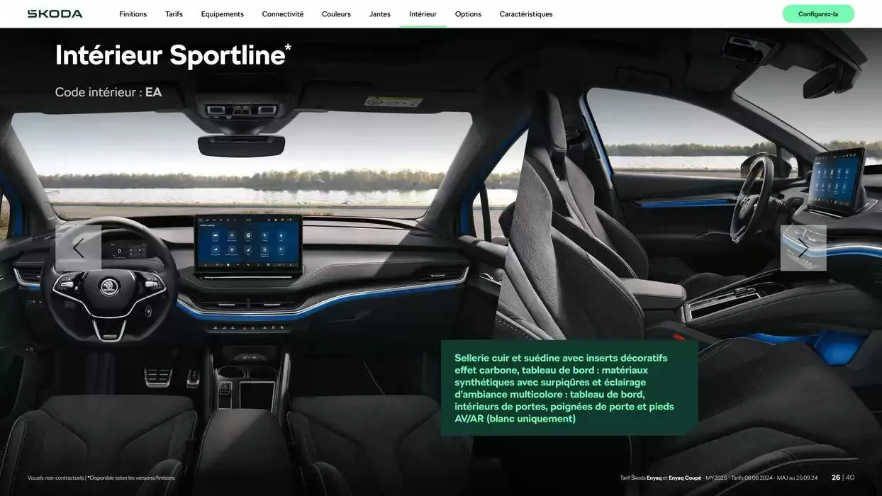 Enyaq SUV Version 85 du 6 novembre au 6 novembre 2025 - Catalogue page 26