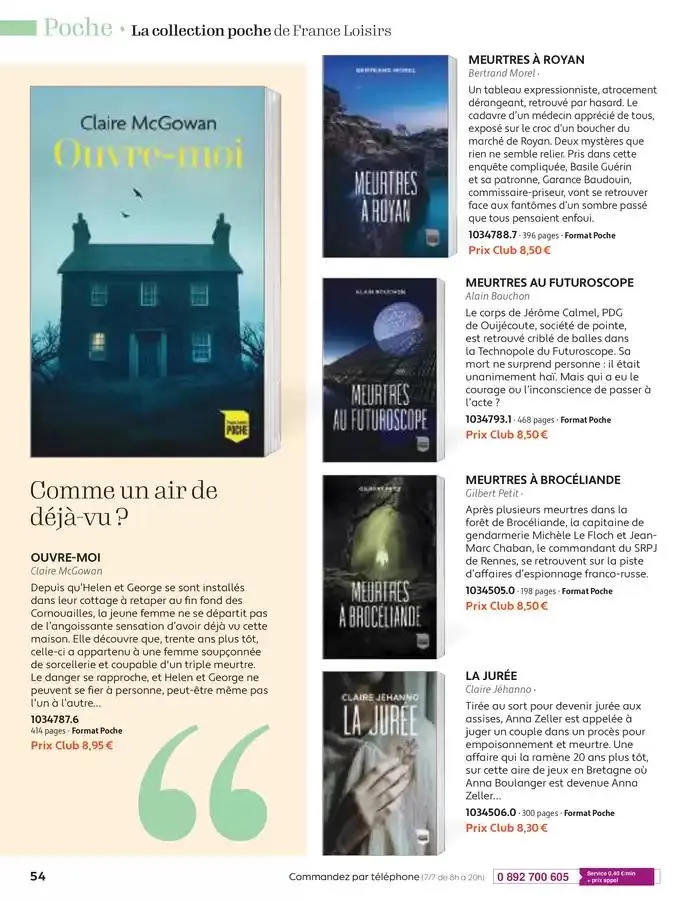 Mai - Juin 2025 du 30 avril au 30 juin 2025 - Catalogue page 54