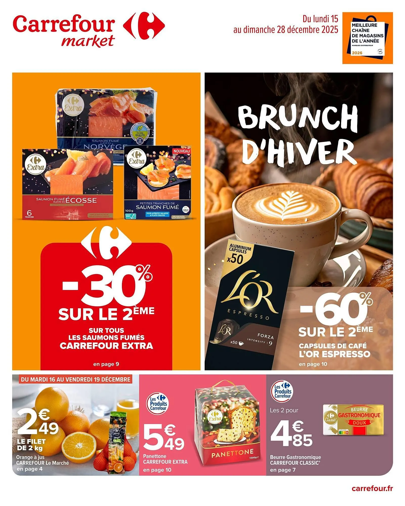 Catalogue Carrefour Market du 15 décembre au 28 décembre 2025 - Catalogue page 1