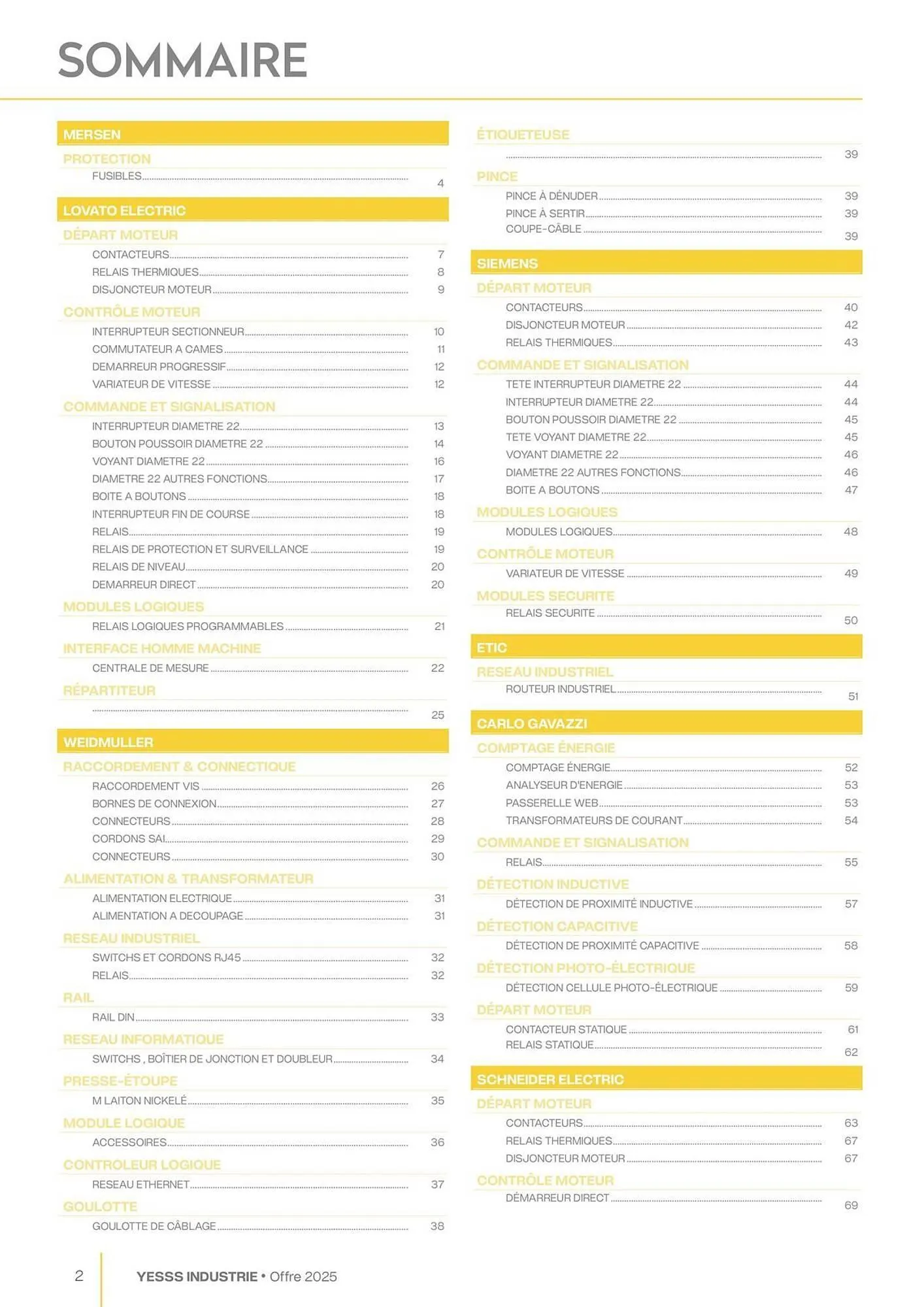 Catalogue Yesss electrique du 28 janvier au 31 décembre 2025 - Catalogue page 4