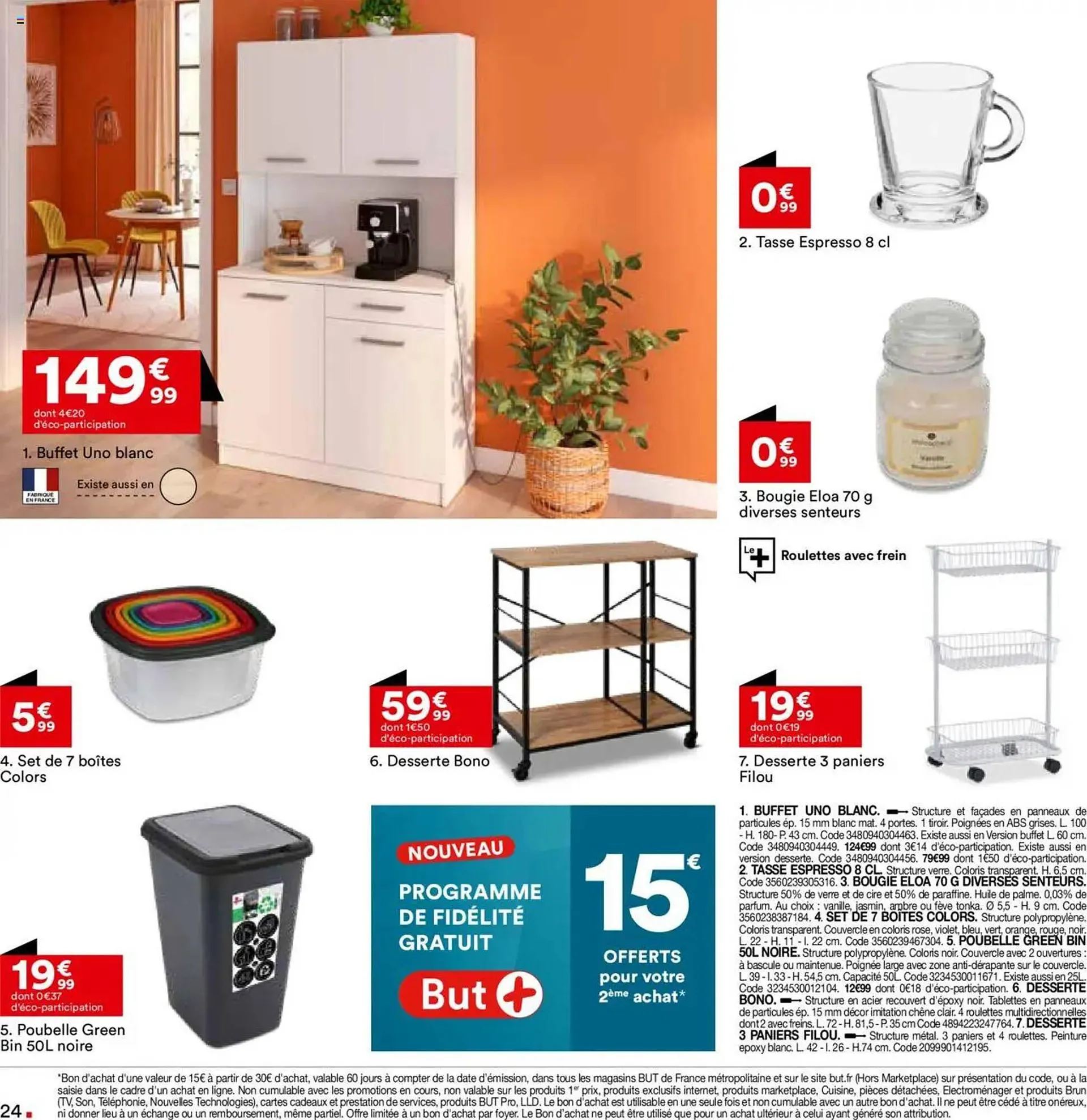 Catalogue BUT du 22 juillet au 25 août 2025 - Catalogue page 24