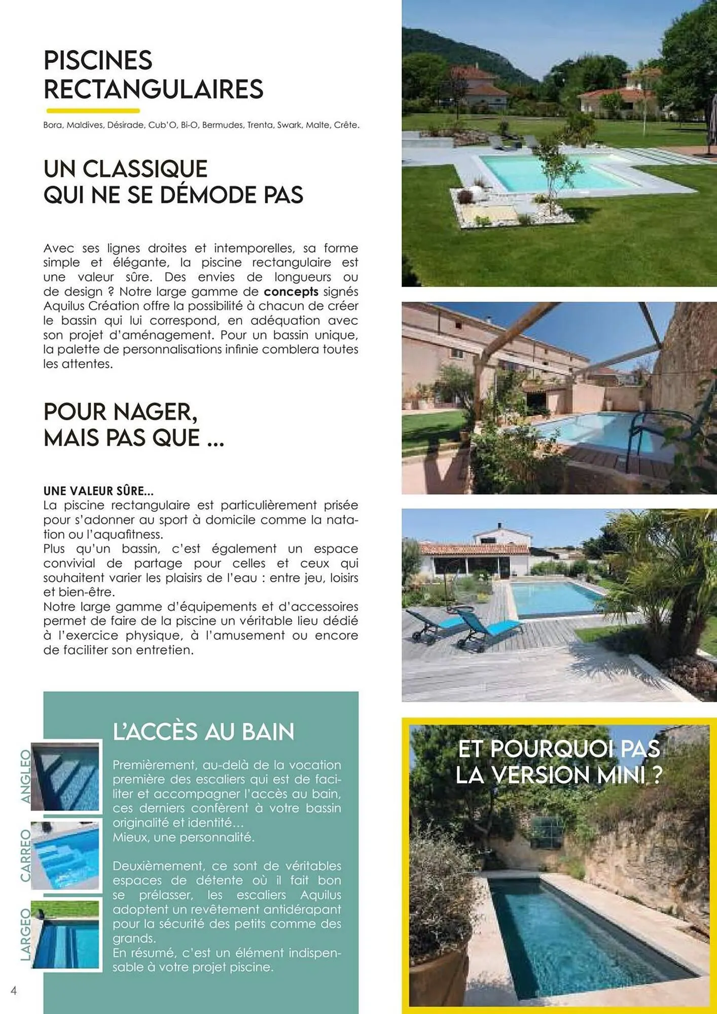 Catalogue Aquilus Piscines du 23 octobre au 31 décembre 2023 - Catalogue page 4