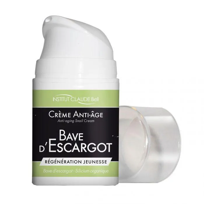 Crème anti-âge bave escargot