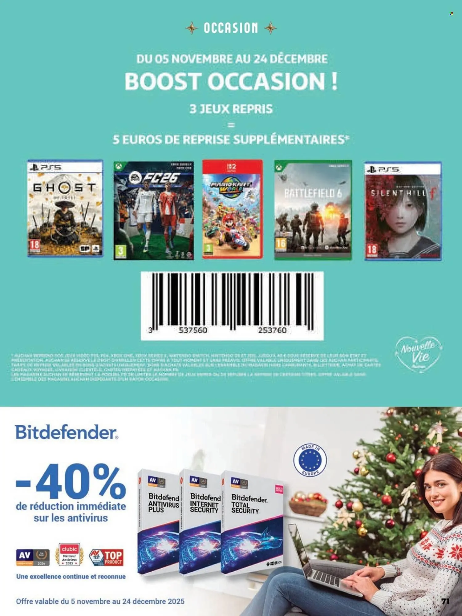 Catalogue Auchan du 5 novembre au 24 décembre 2025 - Catalogue page 71