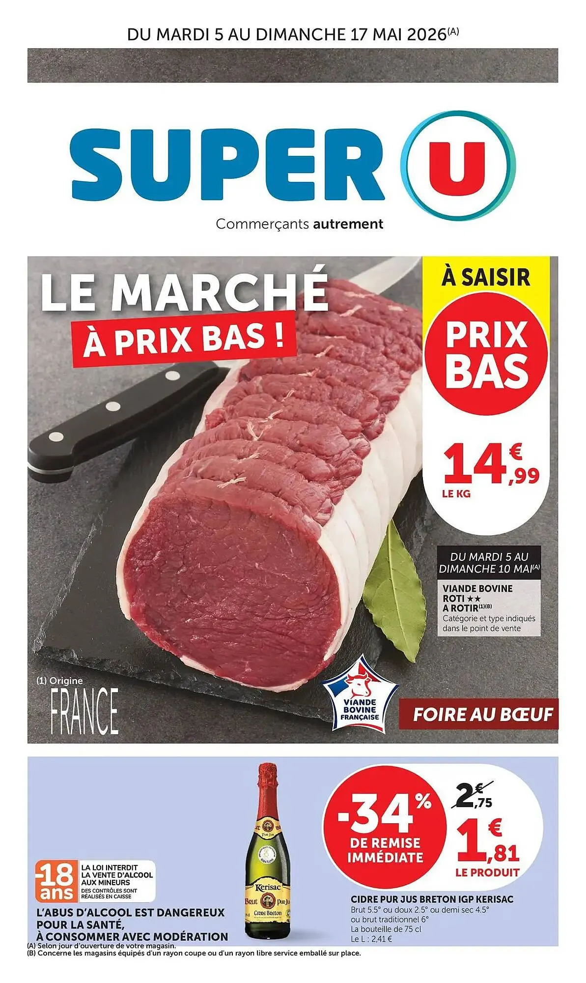 Catalogue Super U du 4 mai au 10 mai 2026 - Catalogue page 1