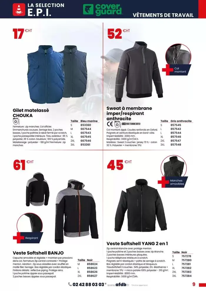 La Selection E.P.I PRINTEMPS - ÉTÉ  du 25 avril au 31 août 2025 - Catalogue page 9