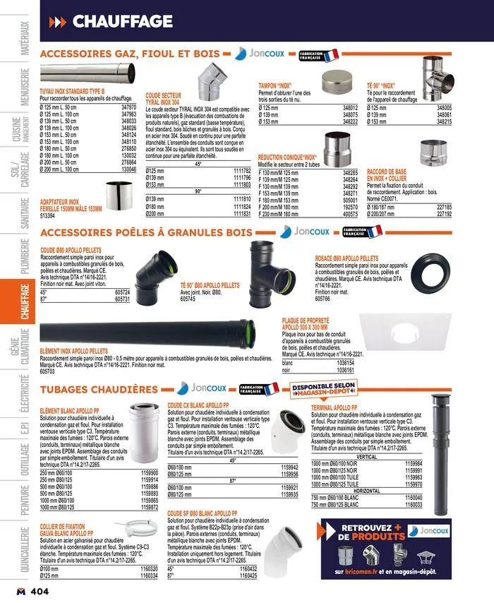 Guide produits 2024 du 15 mars au 31 décembre 2024 - Catalogue page 404