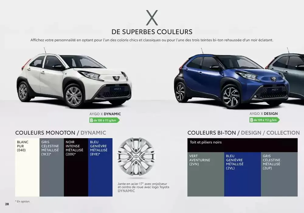 Toyota Aygo X du 1 avril au 1 avril 2026 - Catalogue page 28