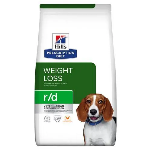 Hill's prescription diet r/d weight reduction hondenvoer met kip zak 10kg