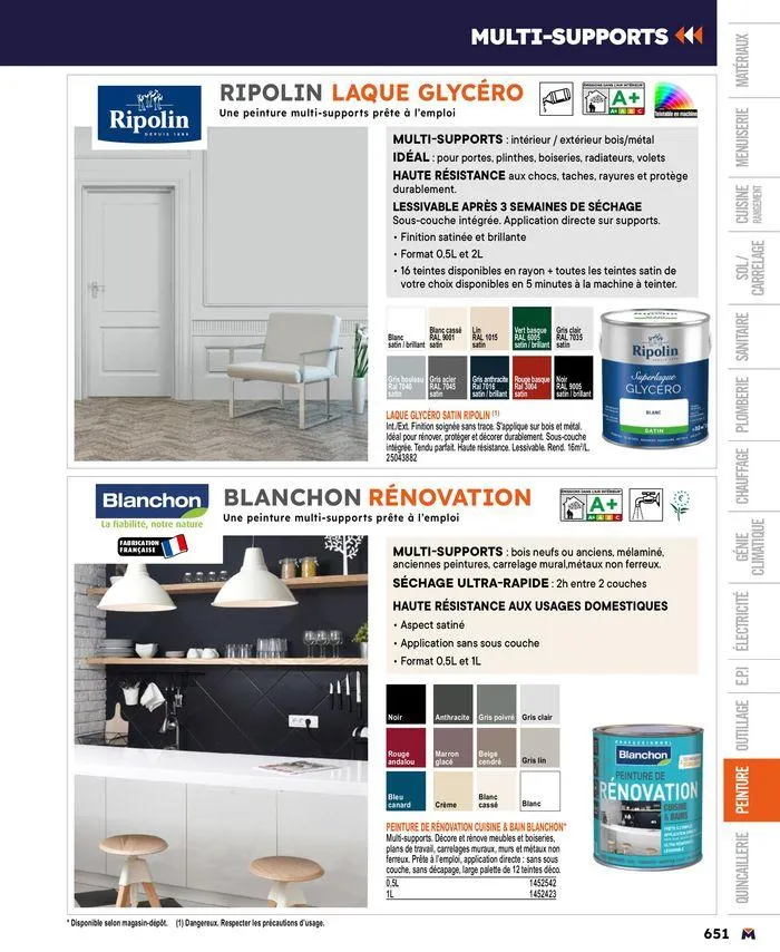 Guide produits 2024 du 15 mars au 31 décembre 2024 - Catalogue page 651