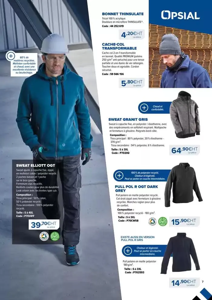 Équipez-vous pour l'hiver automne-hiver 2024-25 du 2 octobre au 31 mars 2025 - Catalogue page 7