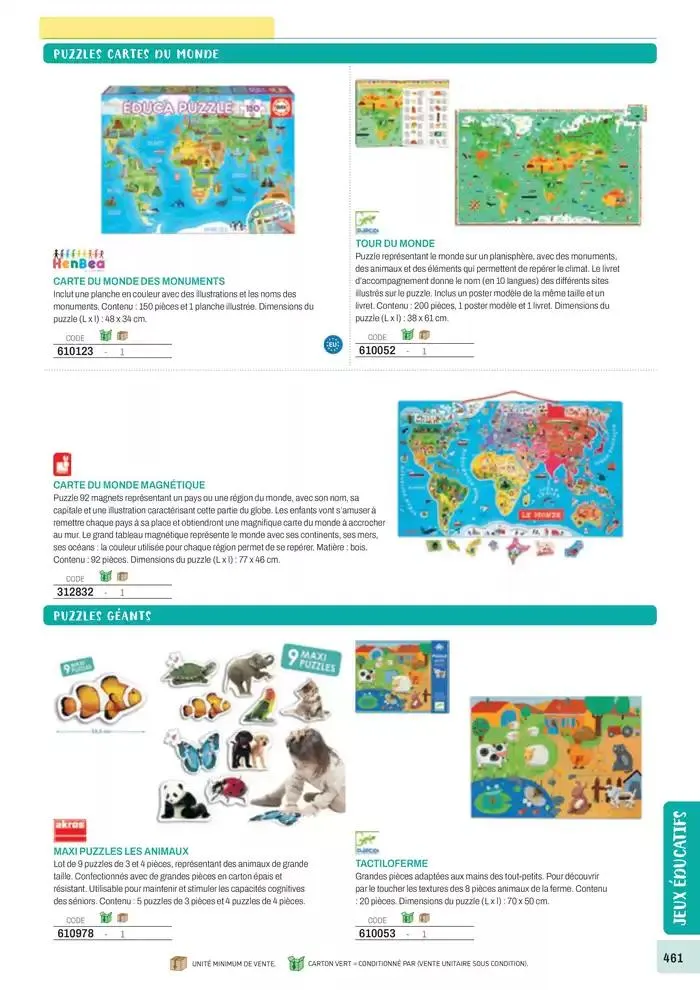 Nos Catalogues Thématiques du 1 janvier au 31 décembre 2025 - Catalogue page 463
