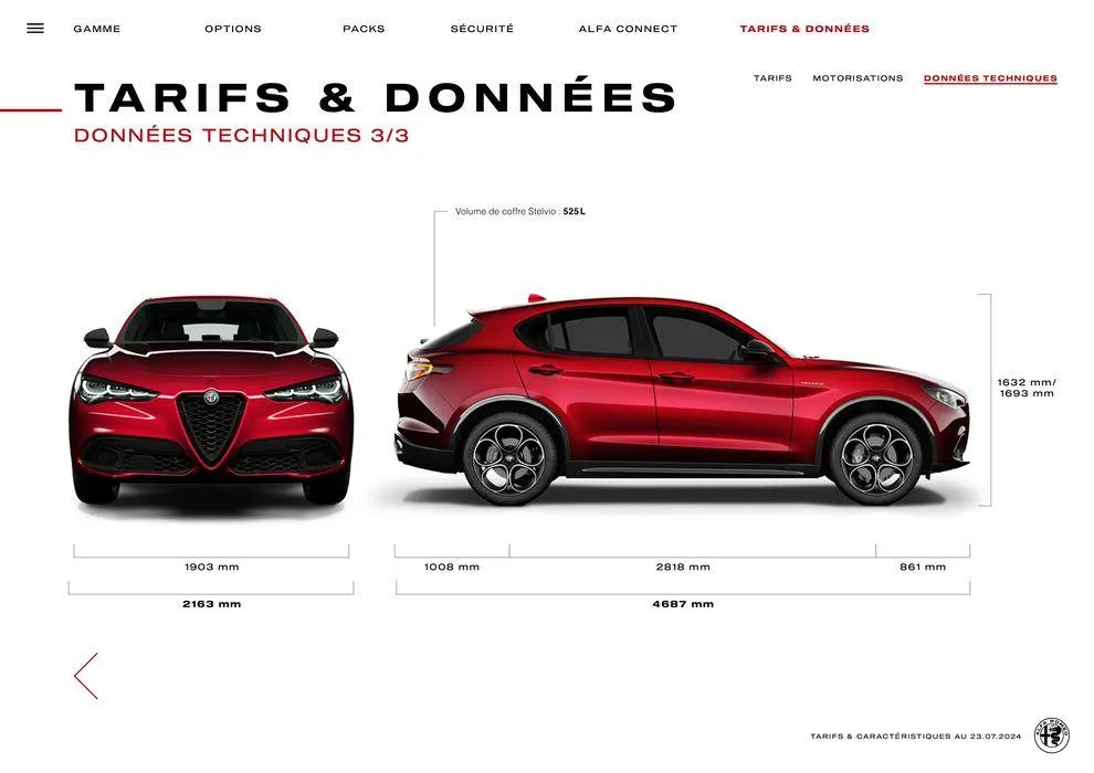Alfa Romeo STELVIO du 7 août au 7 août 2025 - Catalogue page 15