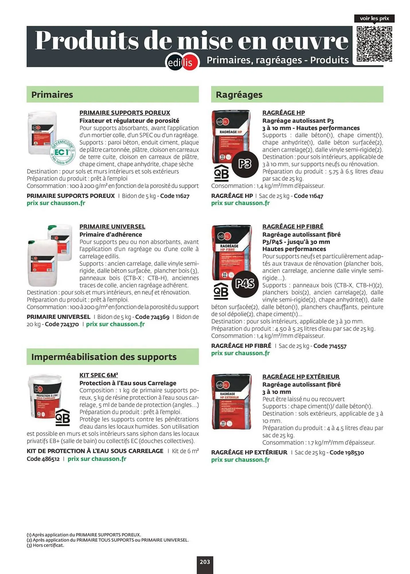 Catalogue Chausson Matériaux du 12 septembre au 31 décembre 2026 - Catalogue page 205