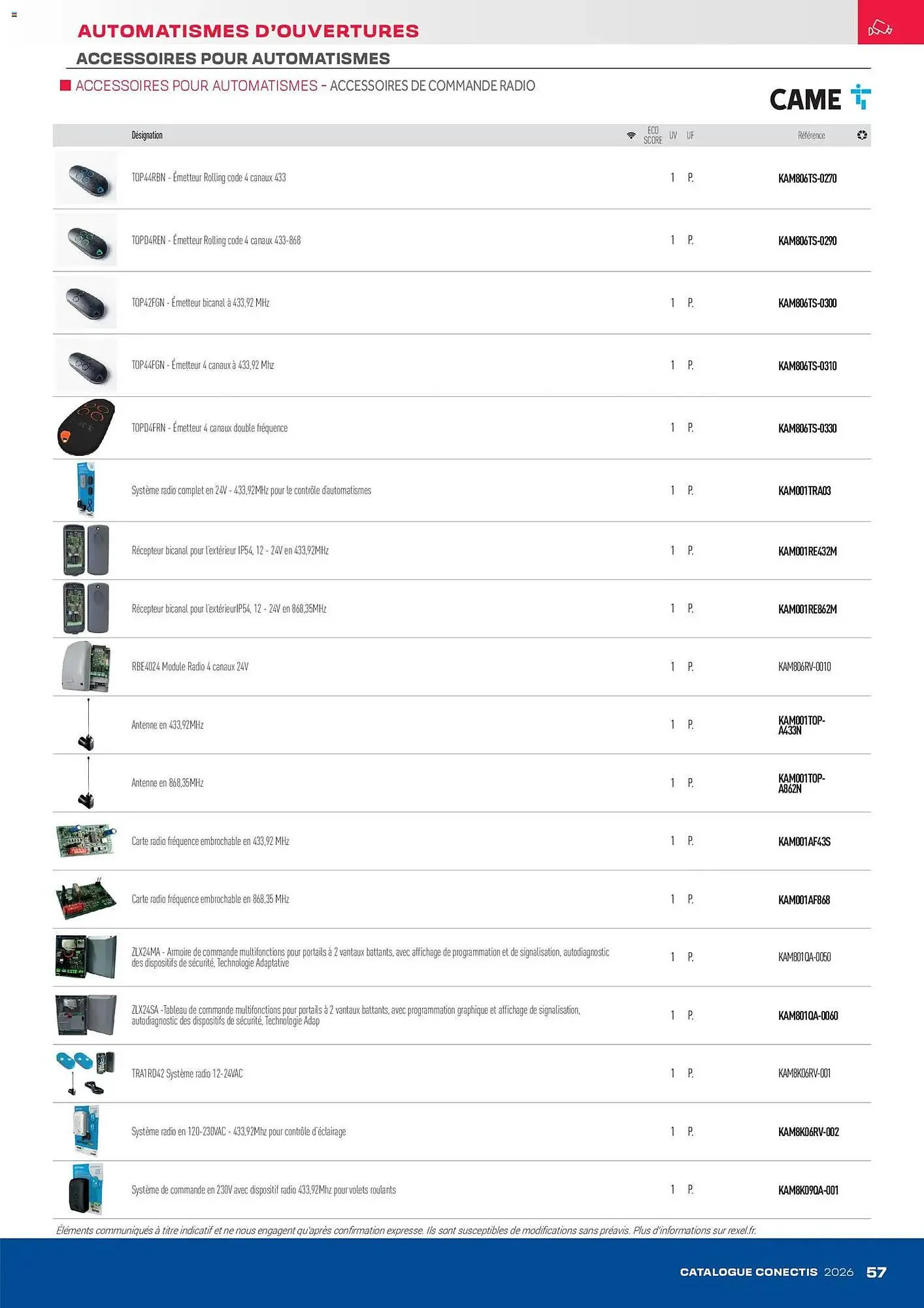 Catalogue Rexel du 10 avril au 31 décembre 2026 - Catalogue page 57