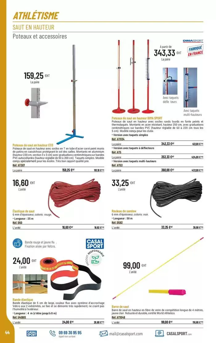 ÉQUIPEMENT SPORTIF du 6 mars au 31 décembre 2025 - Catalogue page 16