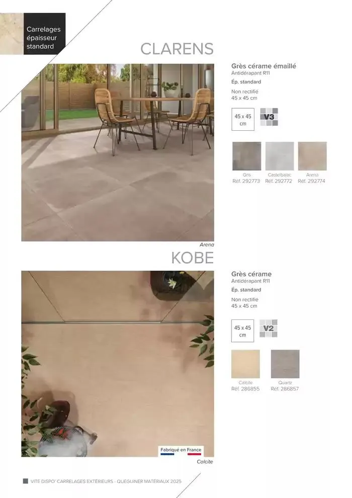 Vite Dispo - Carrelages extérieurs du 7 avril au 31 décembre 2025 - Catalogue page 8