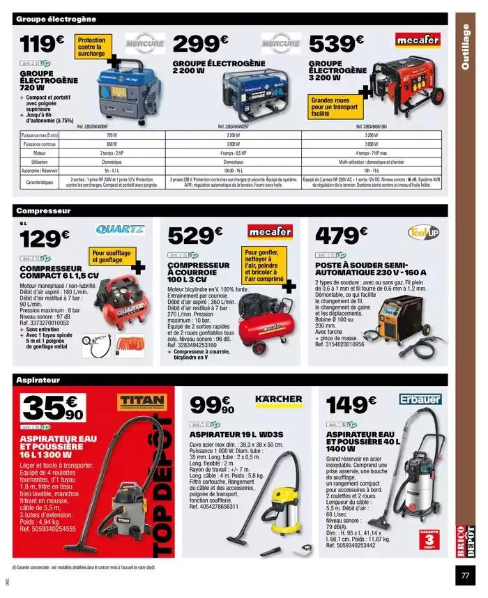 J’améliore mon habitat à prix dépôt du 2 octobre au 9 octobre 2024 - Catalogue page 77