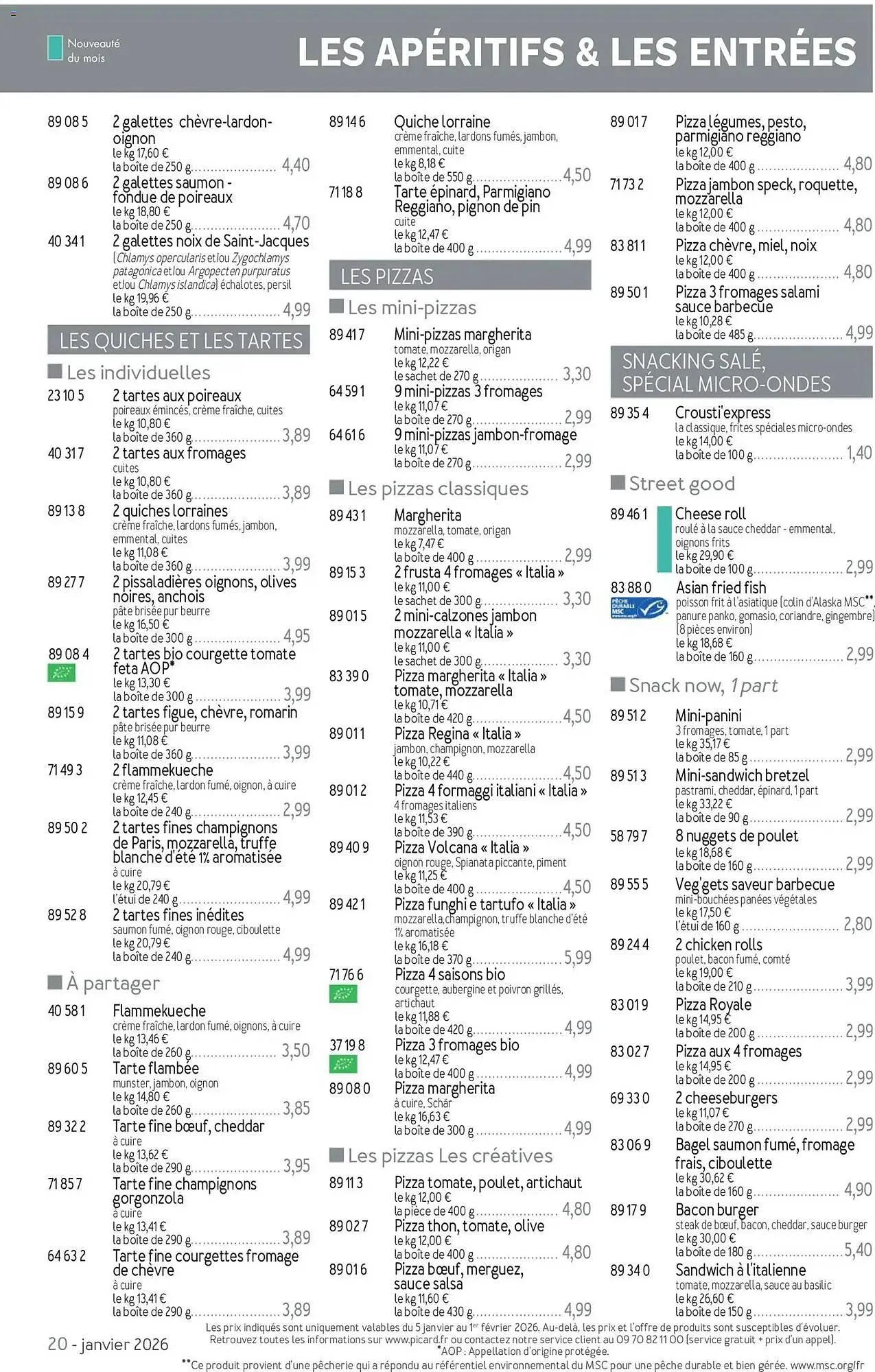 Catalogue Picard du 5 janvier au 5 avril 2026 - Catalogue page 20