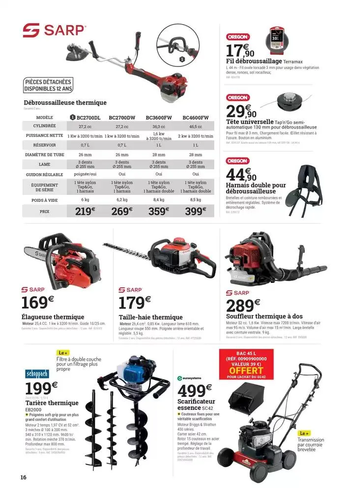 Spécial motoculture du 10 mars au 26 avril 2025 - Catalogue page 16