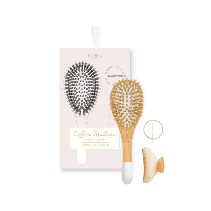Coffret Madame - Brosse Démêlage Et Brillance