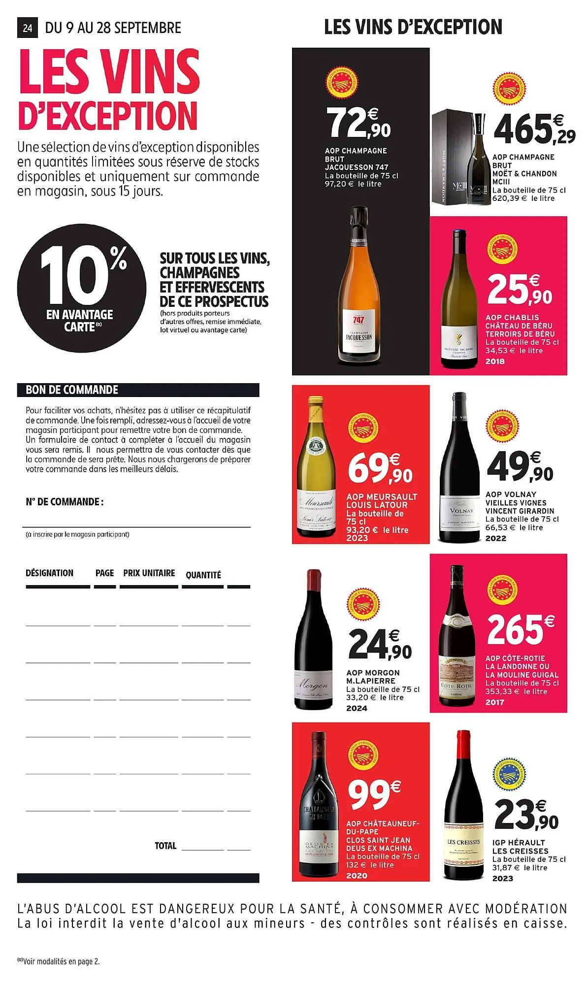 catalogue Intermarché du 9 septembre au 28 septembre 2025 - Catalogue page 24