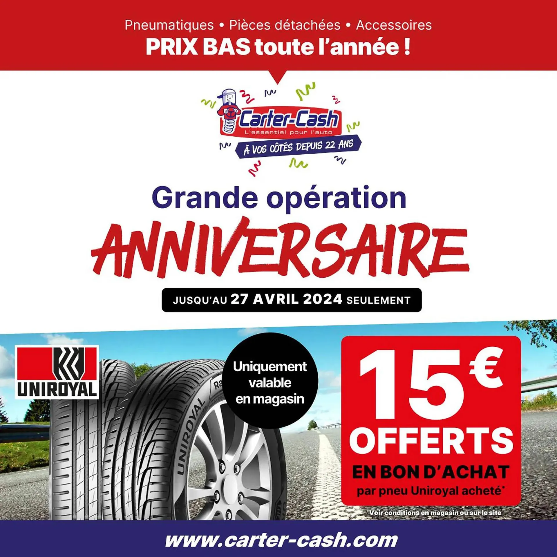 Catalogue Carter-Cash du 10 avril au 27 avril 2024 - Catalogue page 