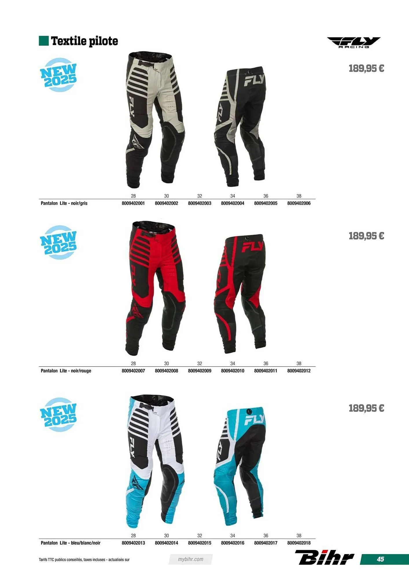 Catalogue Bihr du 12 avril au 31 décembre 2025 - Catalogue page 45