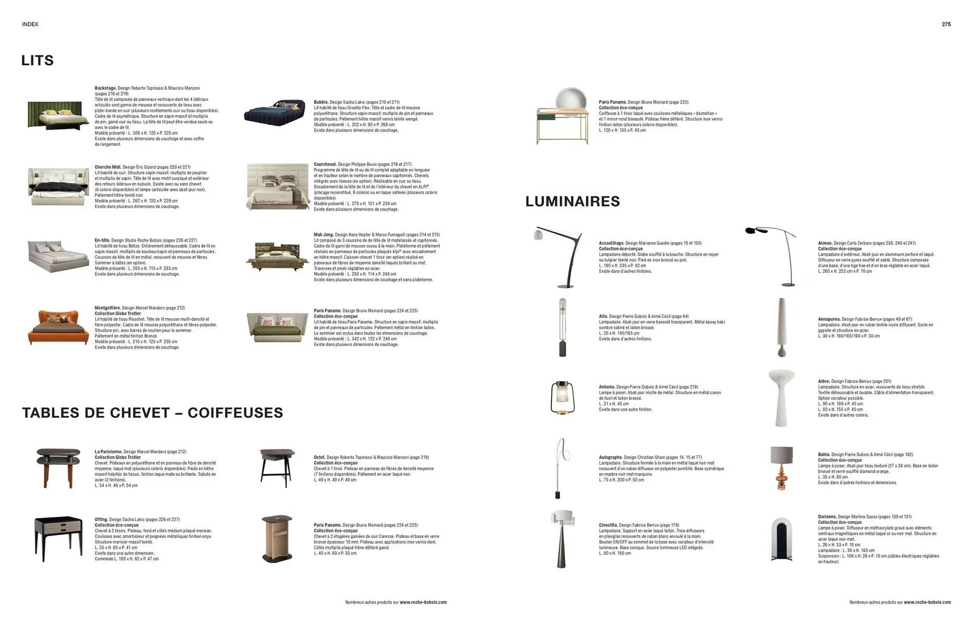 Catalogue Roche Bobois du 8 janvier au 1 janvier 2026 - Catalogue page 139