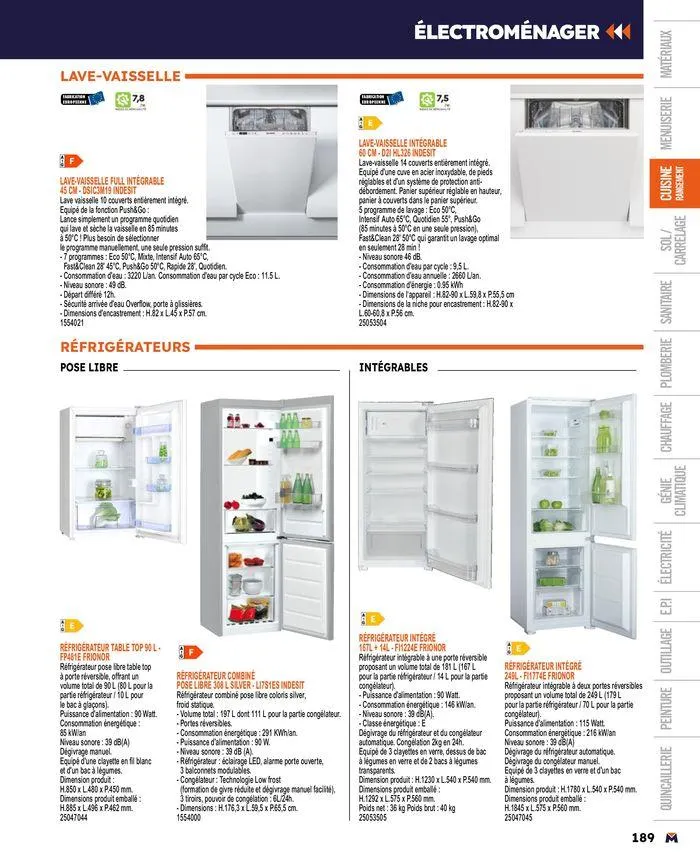 Guide produits 2024 du 15 mars au 31 décembre 2024 - Catalogue page 189