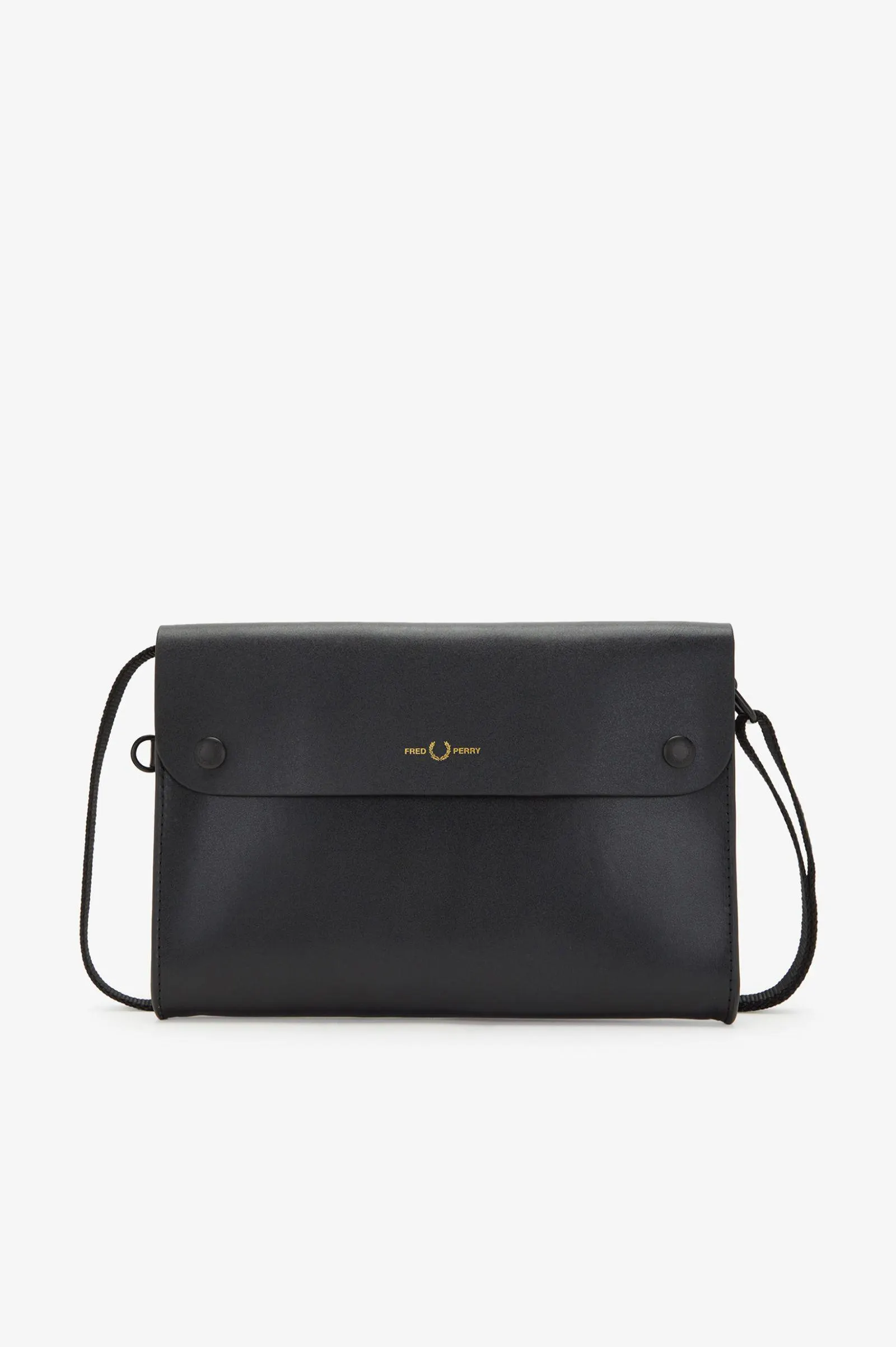 Sacoche en cuir bruni