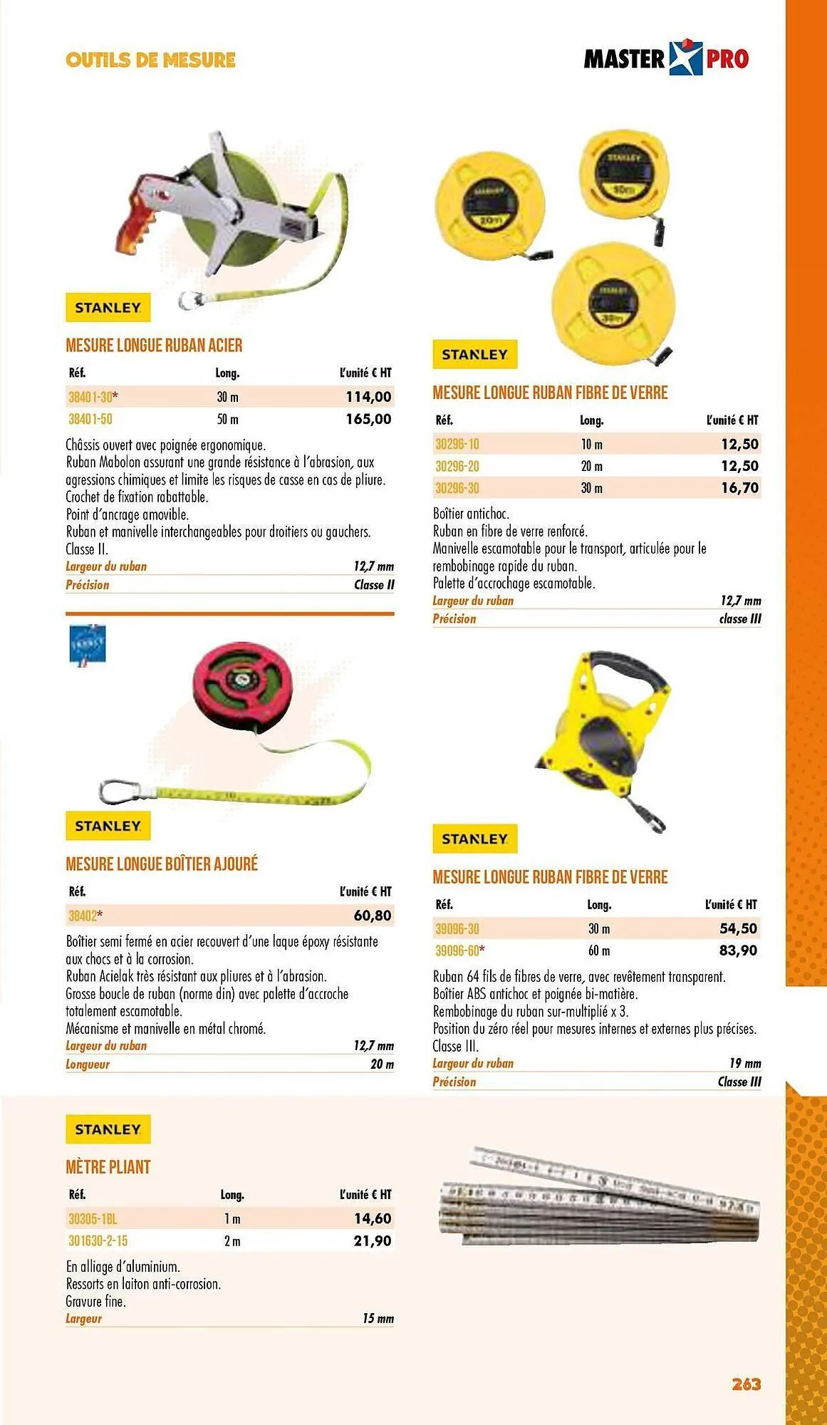 Catalogue Master Pro du 3 janvier au 31 décembre 2025 - Catalogue page 265