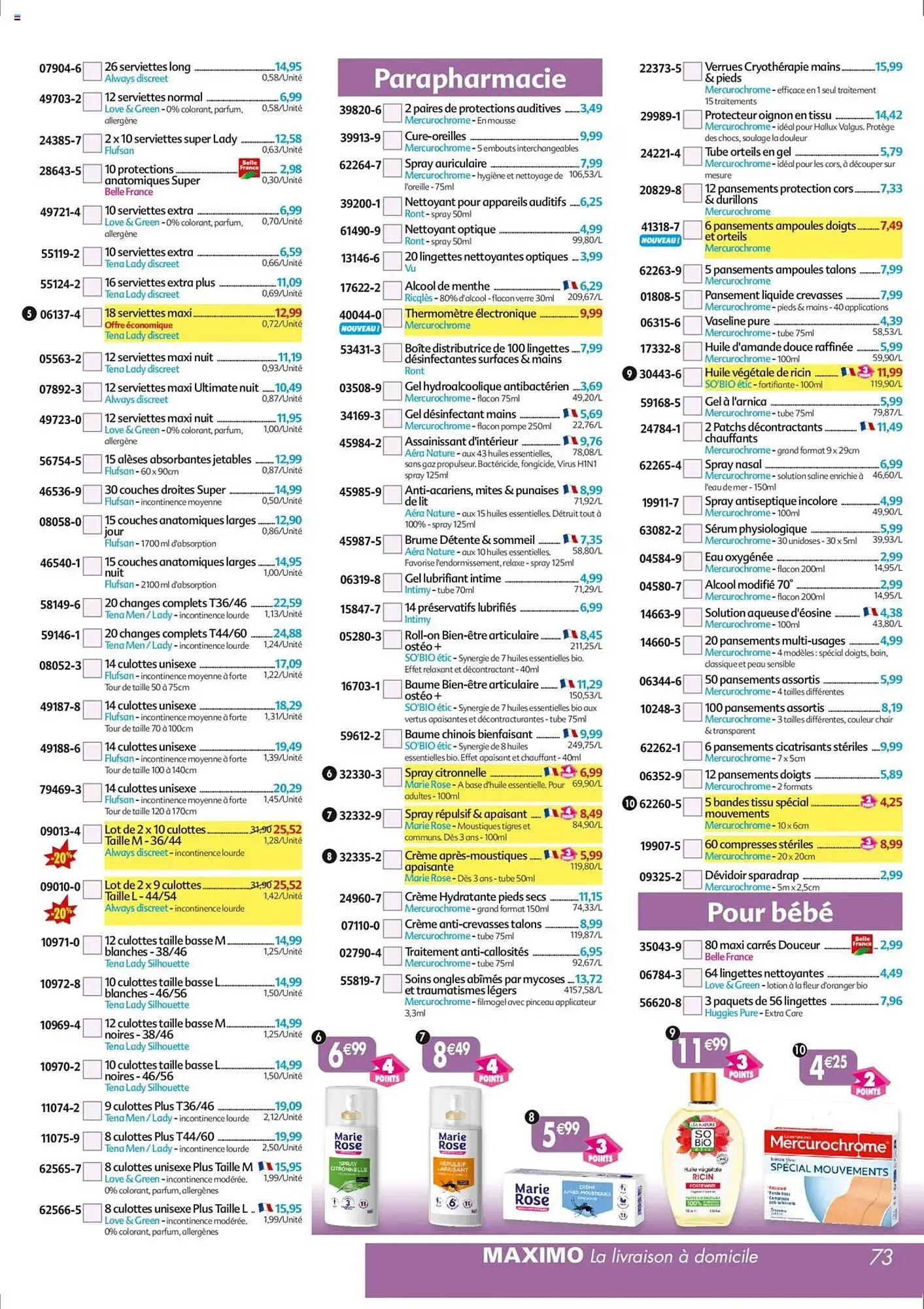 Catalogue Maximo du 7 juillet au 3 août 2025 - Catalogue page 73