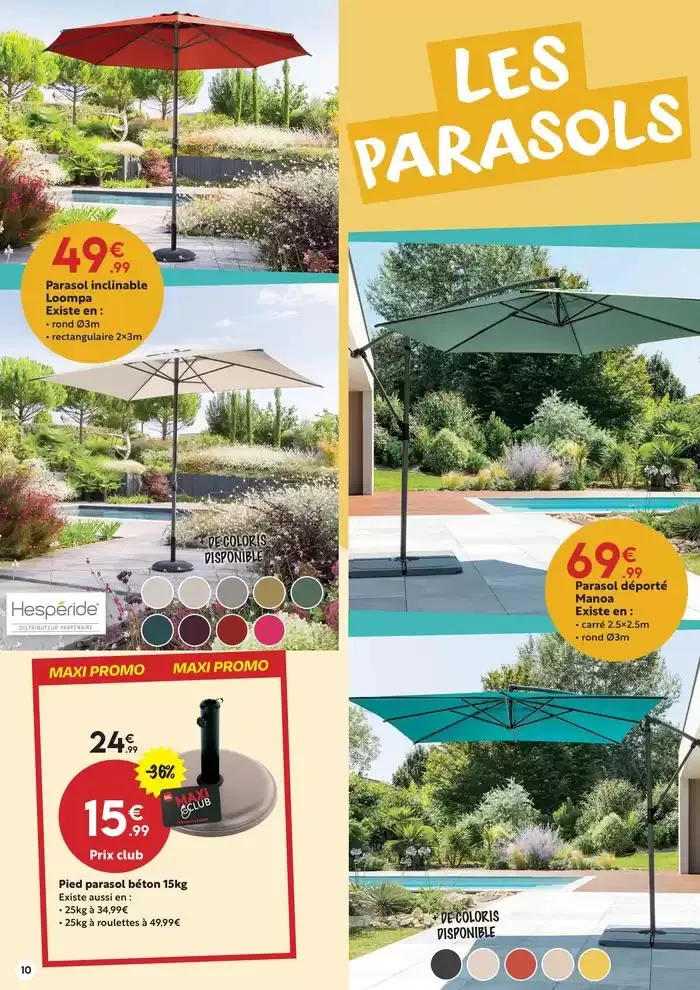 POUR UN EXTÉRIEUR STYLÉ ! du 30 avril au 1 juin 2025 - Catalogue page 10