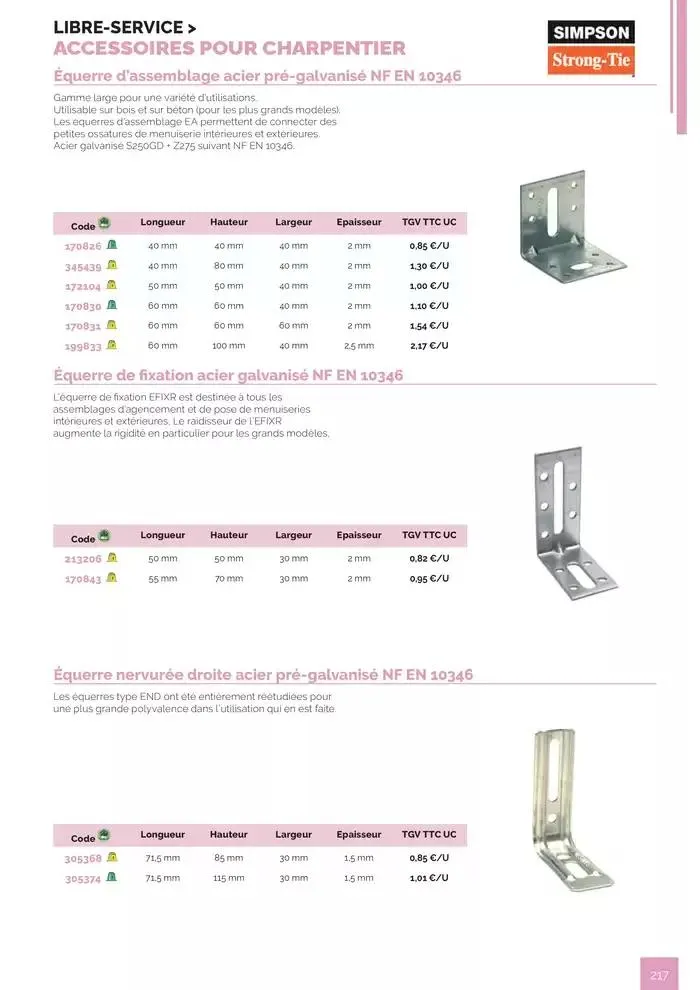 BOIS PANNEAUX 2025 2026 du 30 avril au 31 décembre 2026 - Catalogue page 217