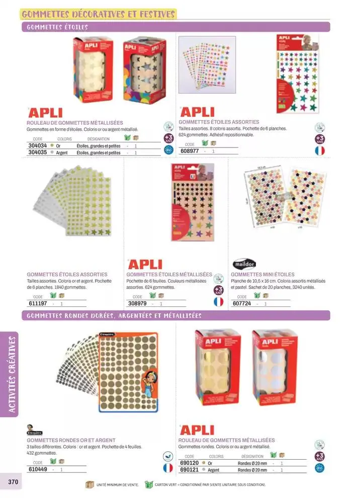 Nos Catalogues Thématiques du 1 janvier au 31 décembre 2025 - Catalogue page 372