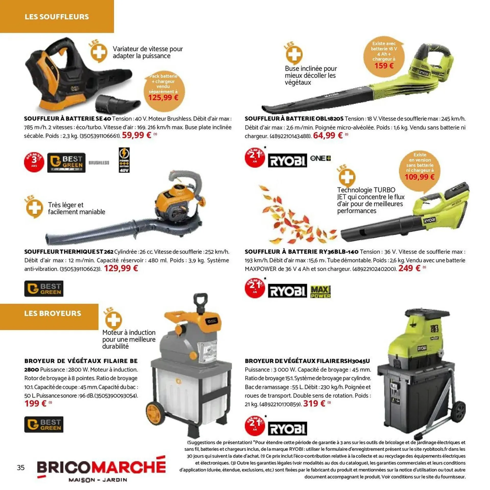Catalogue Bricomarché du 1 octobre au 29 novembre 2025 - Catalogue page 35