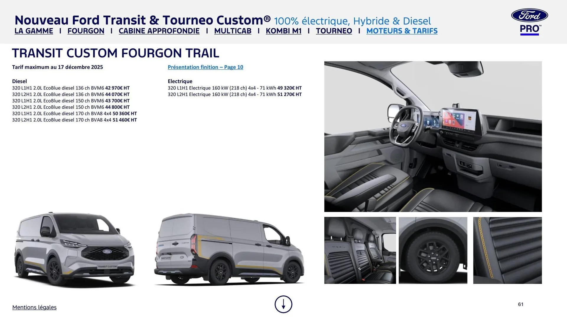 Catalogue Ford du 2 février au 31 décembre 2026 - Catalogue page 61