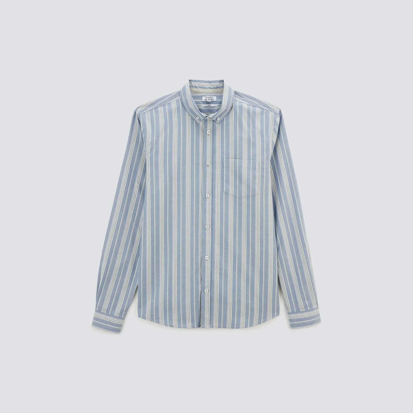 Chemise oxford rayures "le parfait by JULES" coton - Multicolore