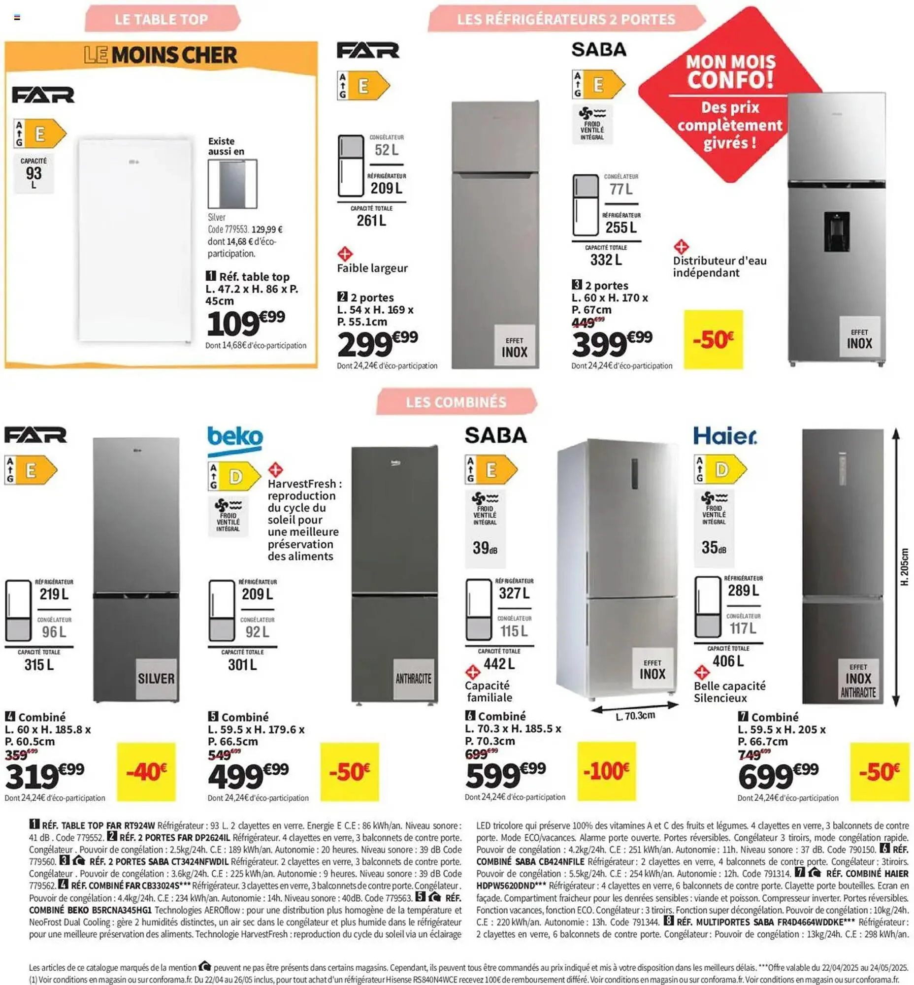 Catalogue Conforama du 22 avril au 26 mai 2025 - Catalogue page 32