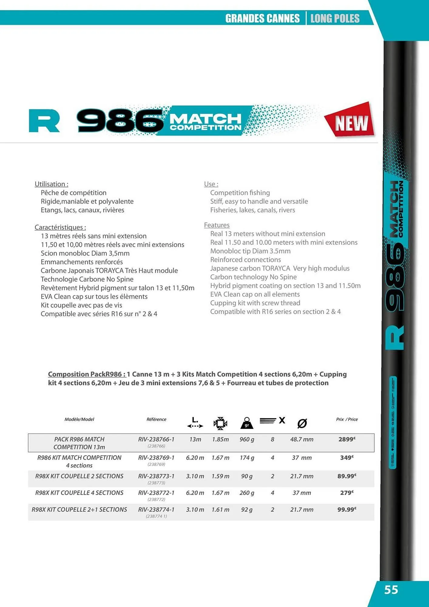 Catalogue Pacific Pêche du 30 septembre au 30 décembre 2025 - Catalogue page 55