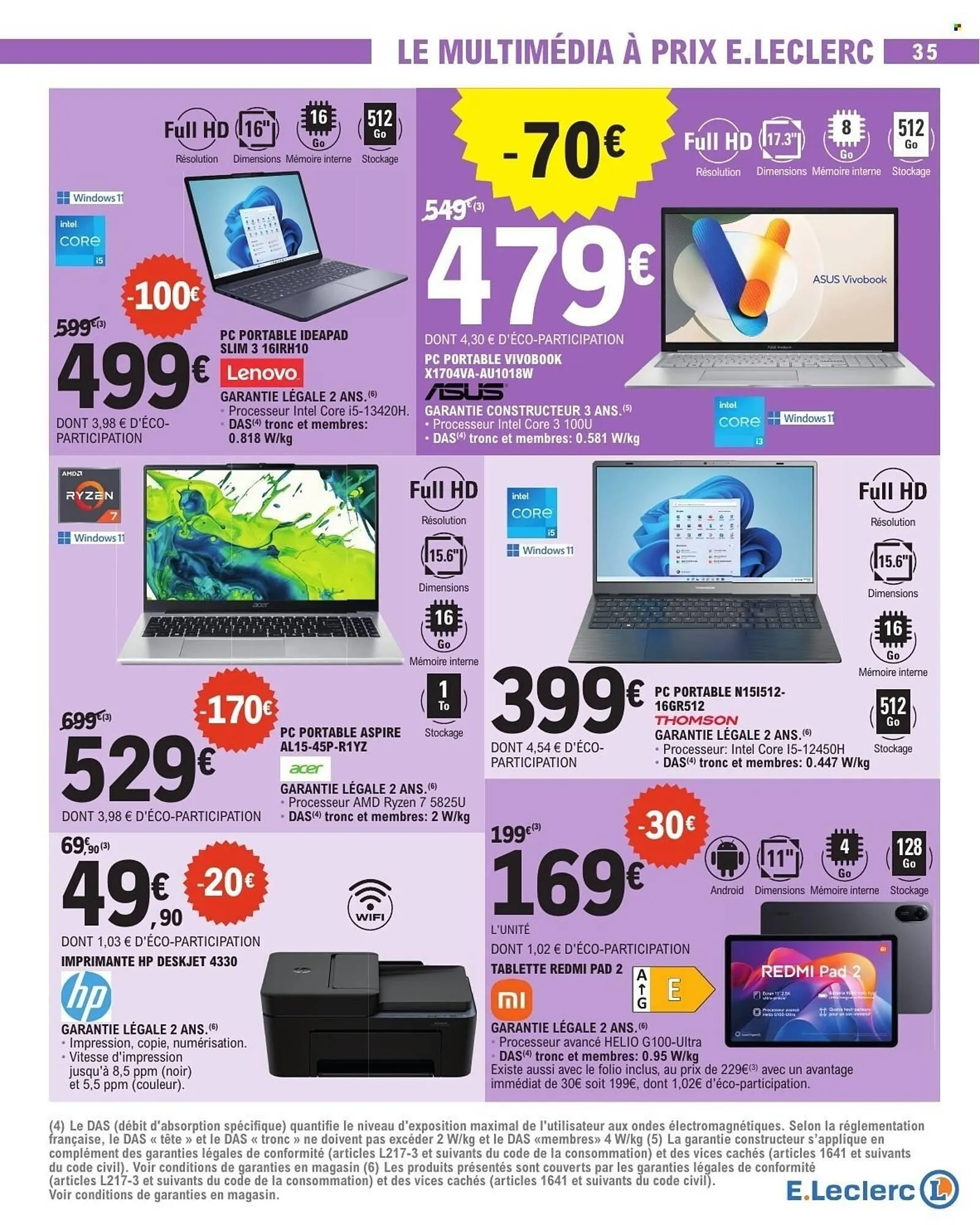 Catalogue E.Leclerc du 24 février au 7 mars 2026 - Catalogue page 35