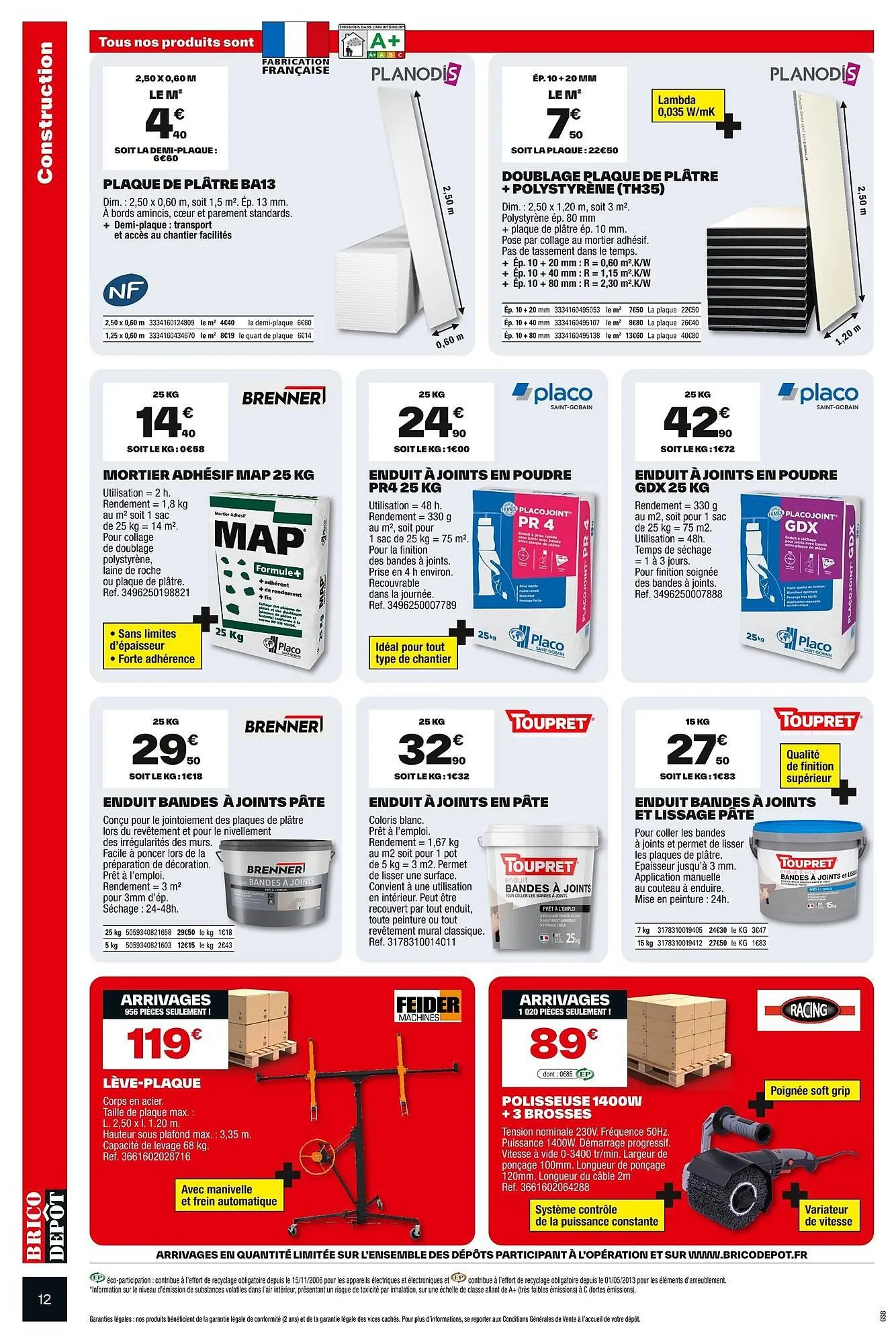 Catalogue Brico Dépôt du 1 août au 14 août 2025 - Catalogue page 12