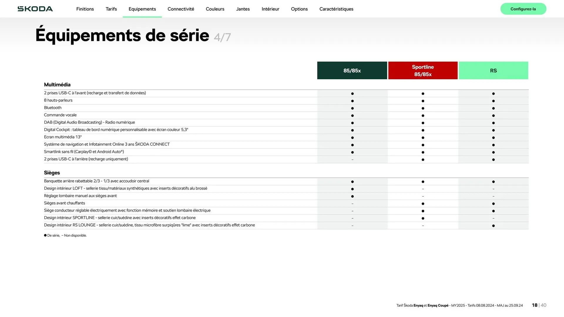 Catalogue Škoda du 6 novembre au 6 novembre 2025 - Catalogue page 18