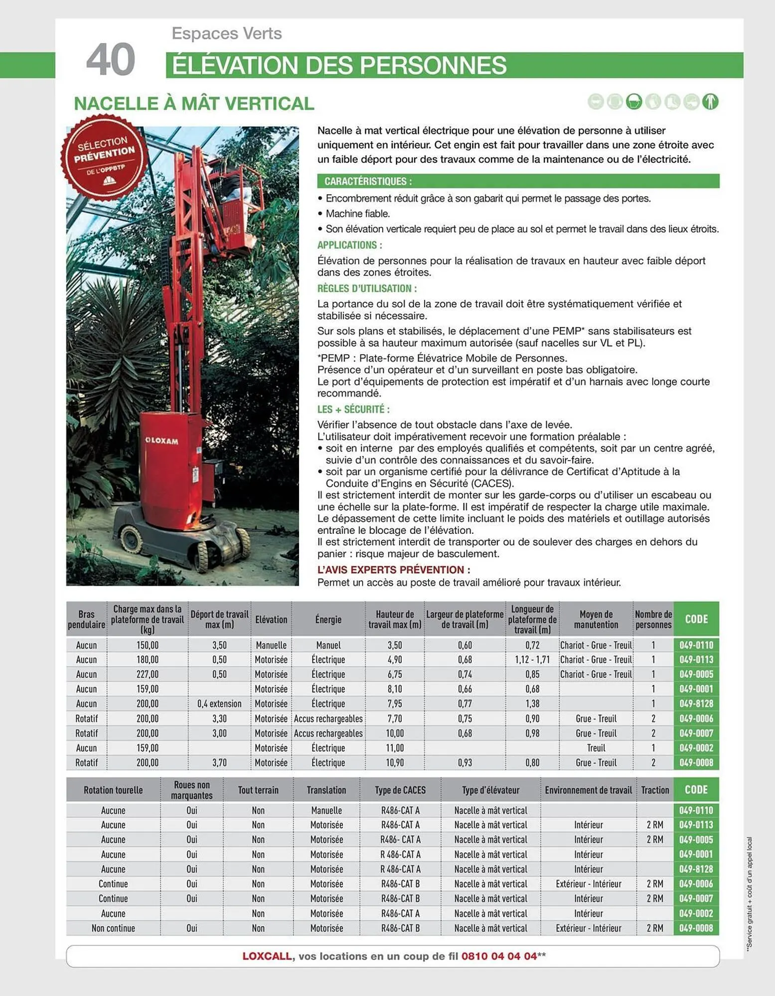 Catalogue Loxam du 9 avril au 31 décembre 2025 - Catalogue page 40