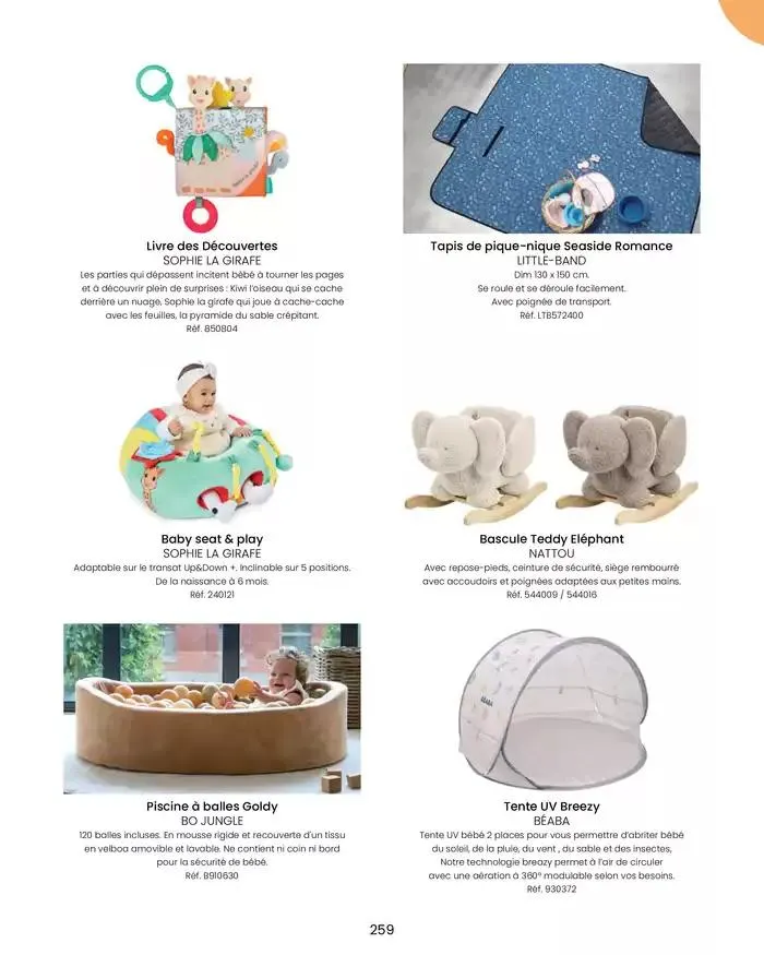 Collection 2024-2025 du 20 août au 30 juin 2025 - Catalogue page 261