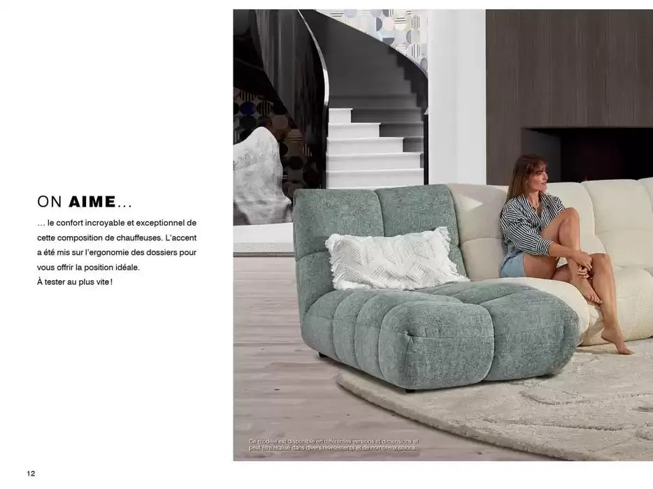 Catalogue Canapés et Fauteuils 2025 du 1 janvier au 31 décembre 2025 - Catalogue page 12