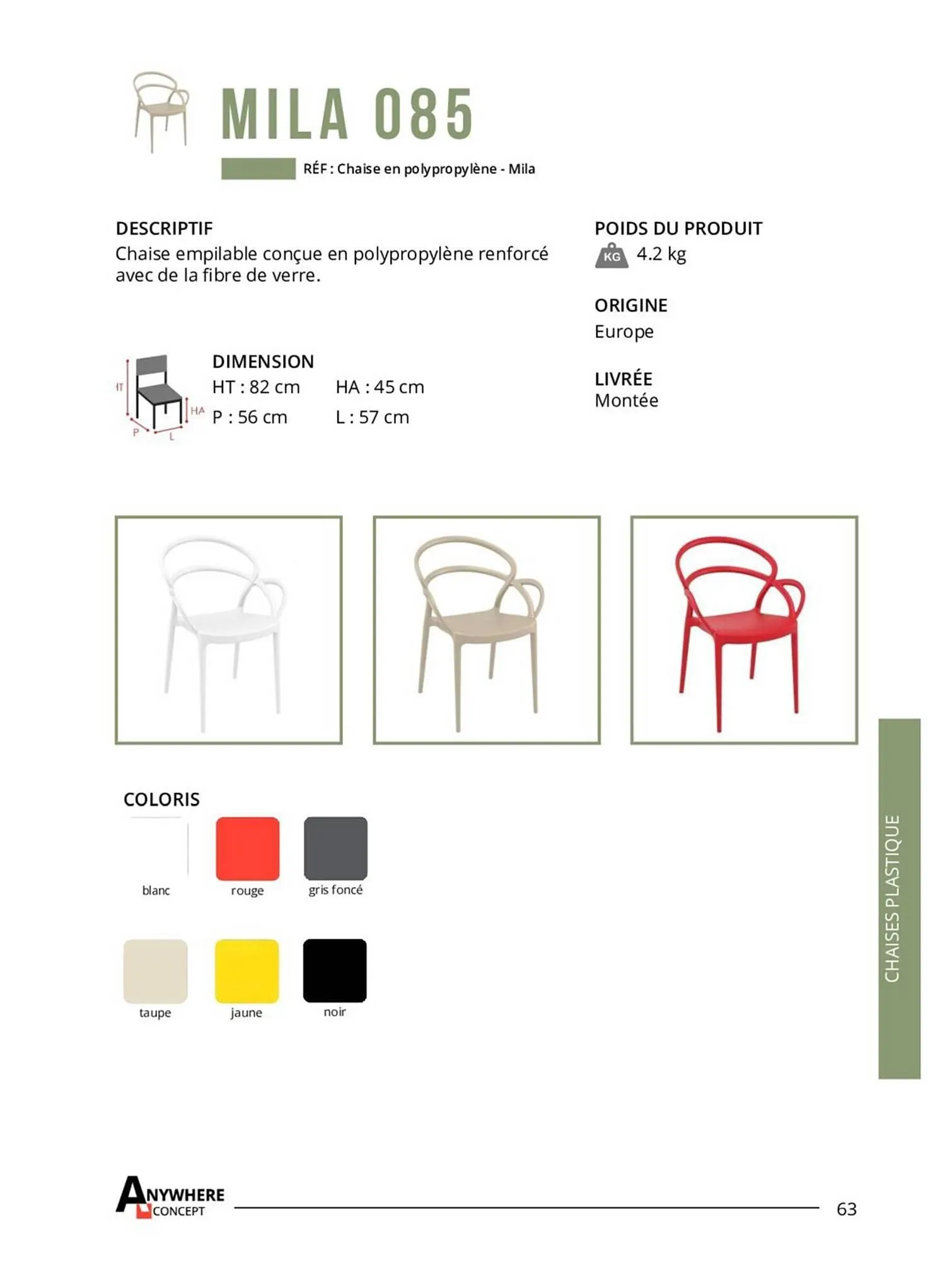 Catalogue 4 Pieds du 26 avril au 31 décembre 2023 - Catalogue page 63