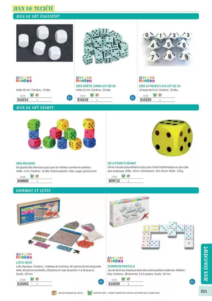 Nos Catalogues Thématiques du 1 janvier au 31 décembre 2025 - Catalogue page 523