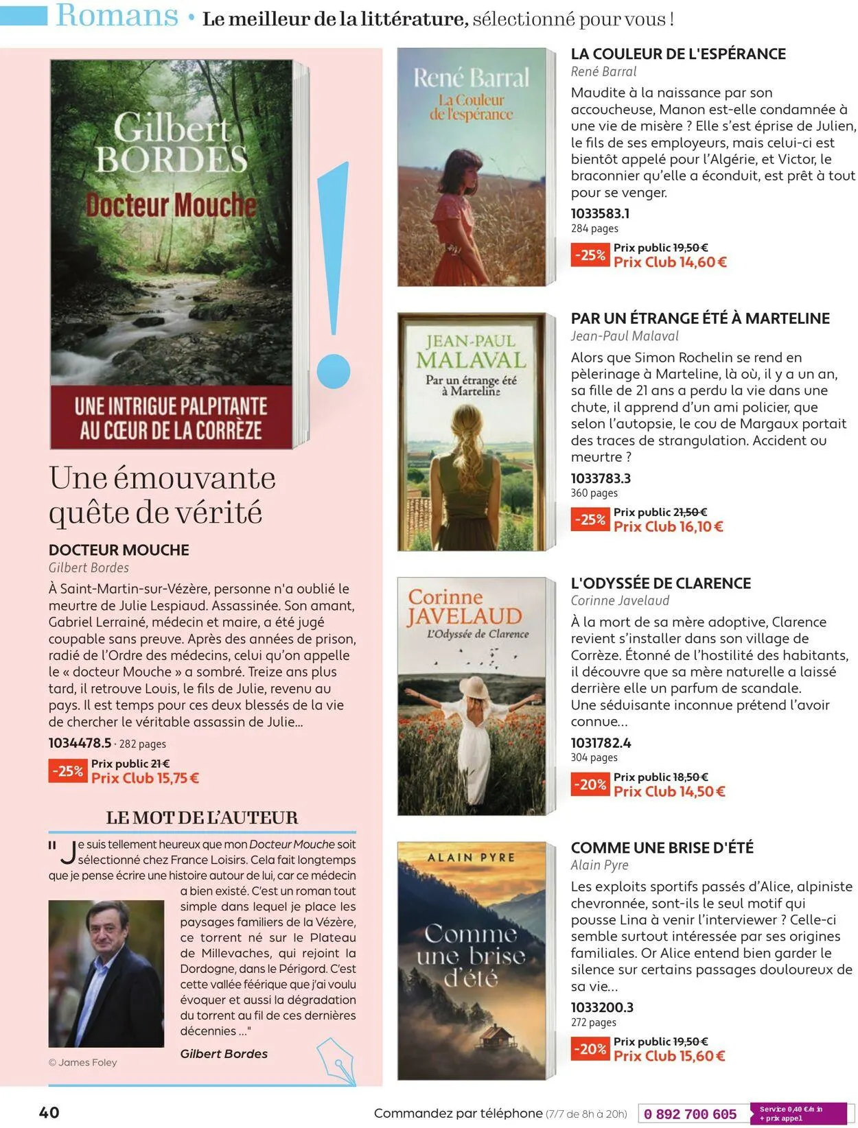 France Loisirs du 1 mai au 30 juin 2025 - Catalogue page 40